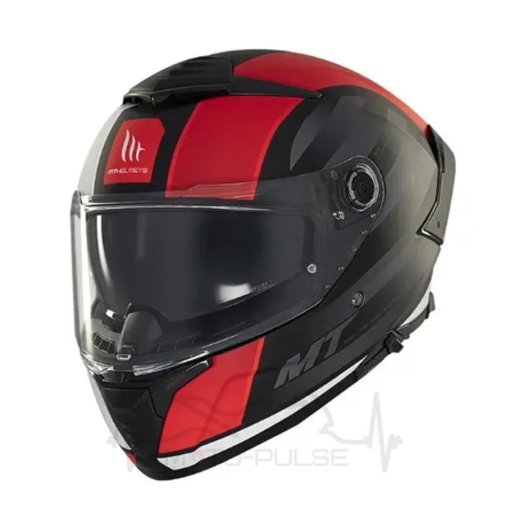 Мотошолом MT Thunder 4 Treads B5 Black/Red M